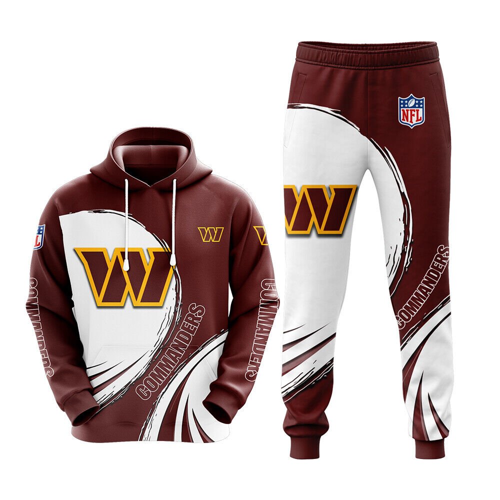 Buildercar - Washington Commanders NFL Football Team Sport Hoodie Tracksuit