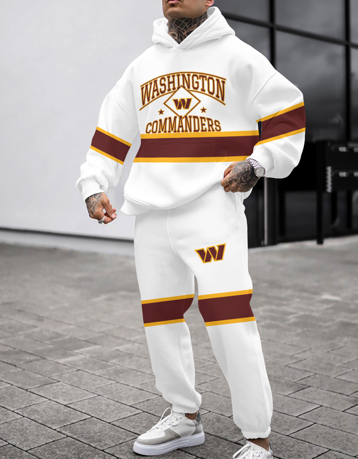 Buildercar - Washington Commanders NFL Sport Hoodie Tracksuit Style 12