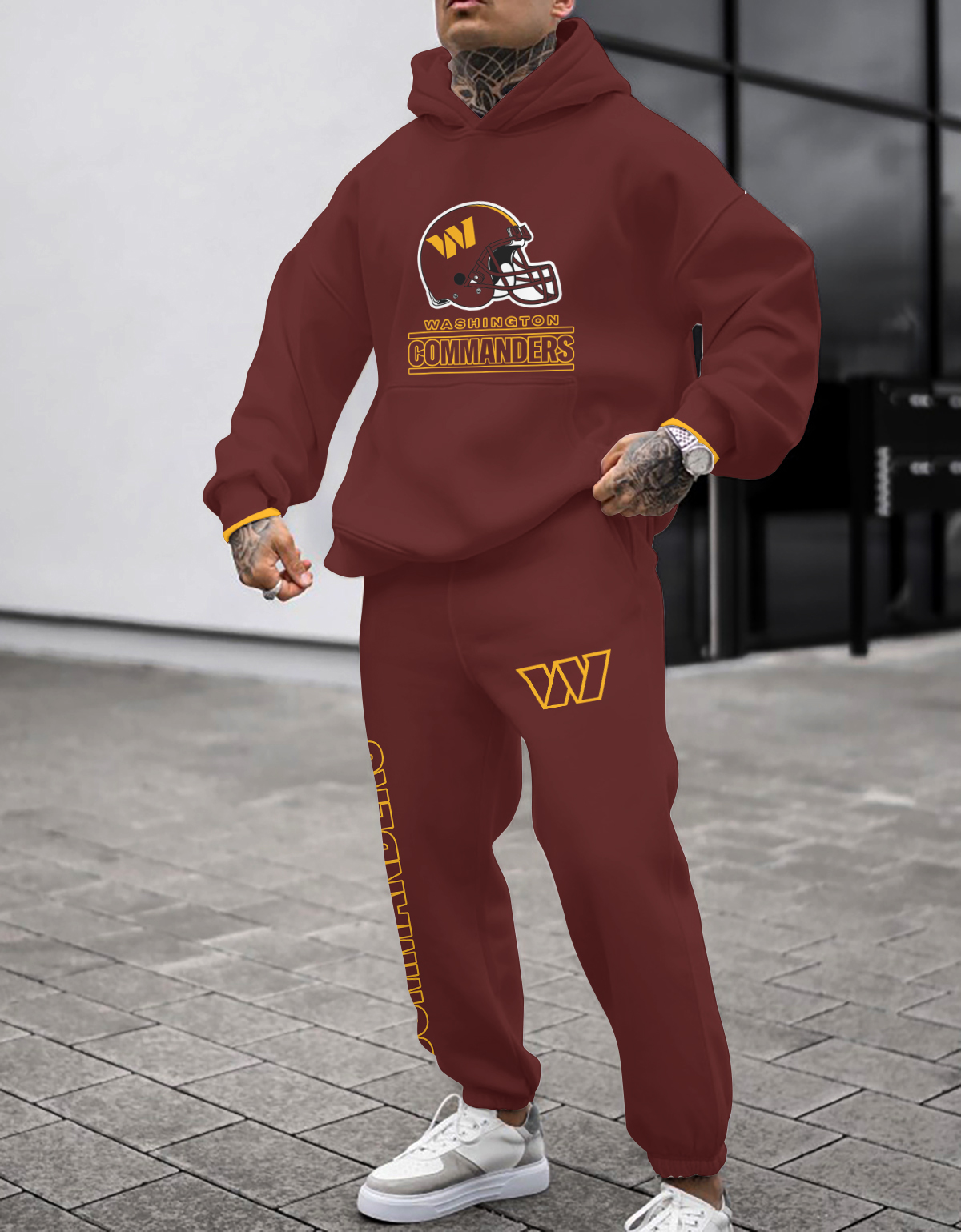 Buildercar - Washington Commanders NFL Sport Hoodie Tracksuit Style 14
