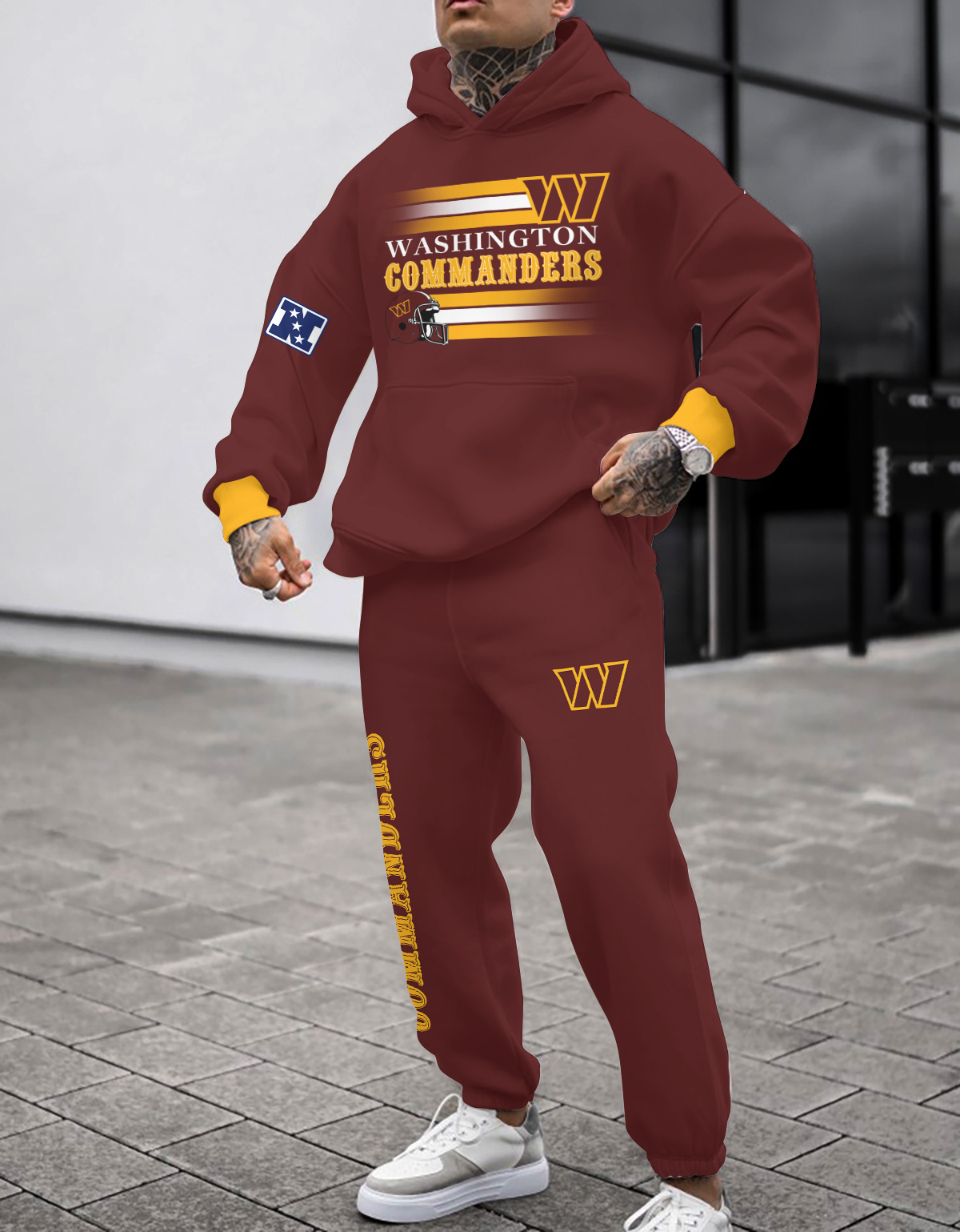 Buildercar - Washington Commanders NFL Sport Hoodie Tracksuit Style 5