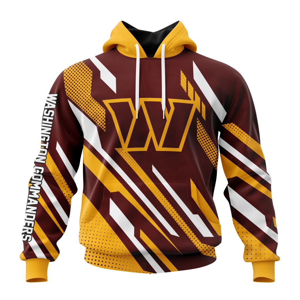 Buildercar - Washington Commanders Stripes NFL Football Team Hoodie