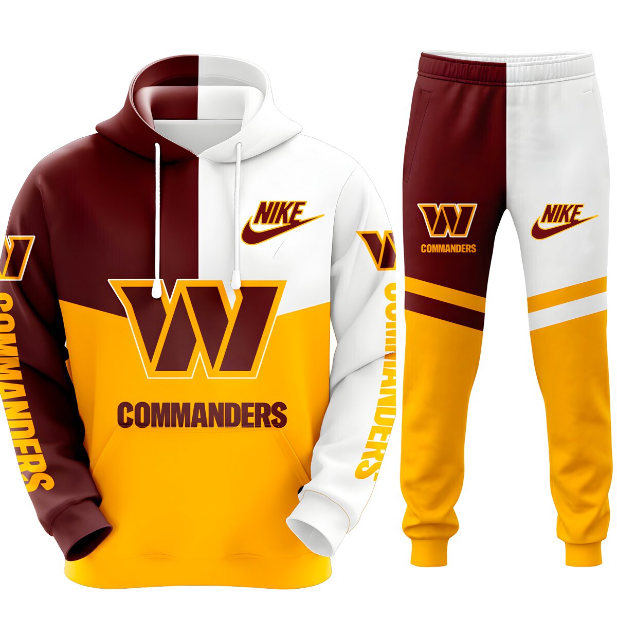Buildercar - Washington Commanders Superior NFL Team Sport Hoodie Tracksuit