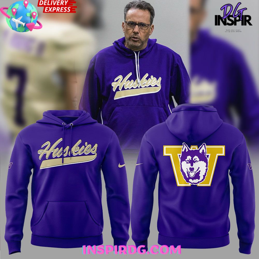Buildercar - Washington Huskies Head Coach Limited Purple Sweatshirt Hoodie