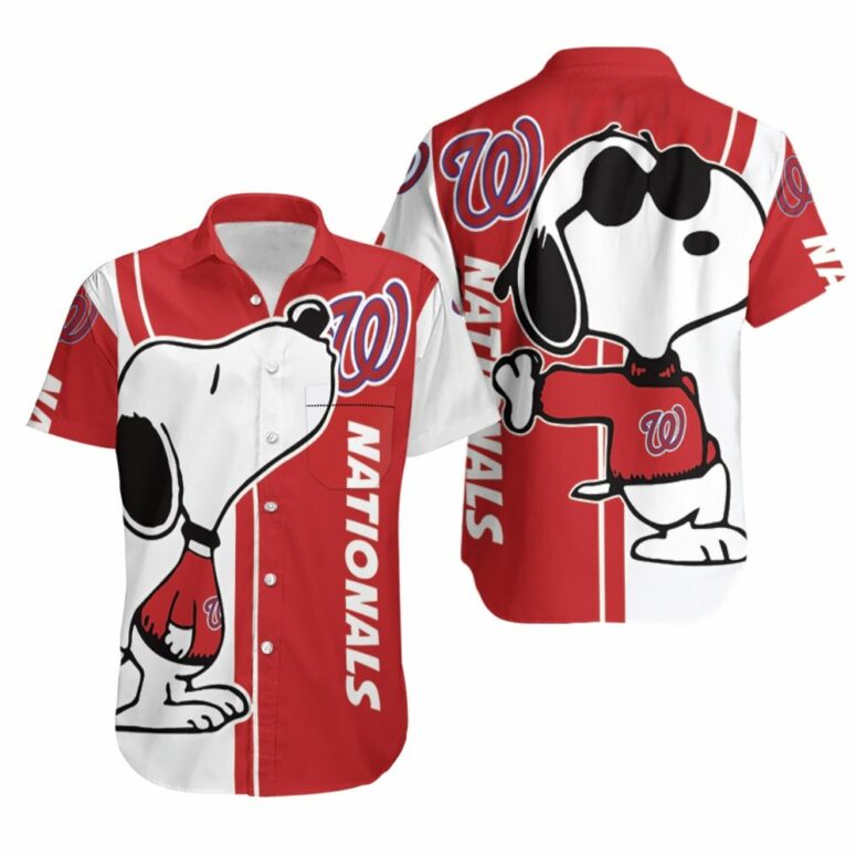 Buildercar - Washington Nationals Snoopy Lover Hawaiian Shirt