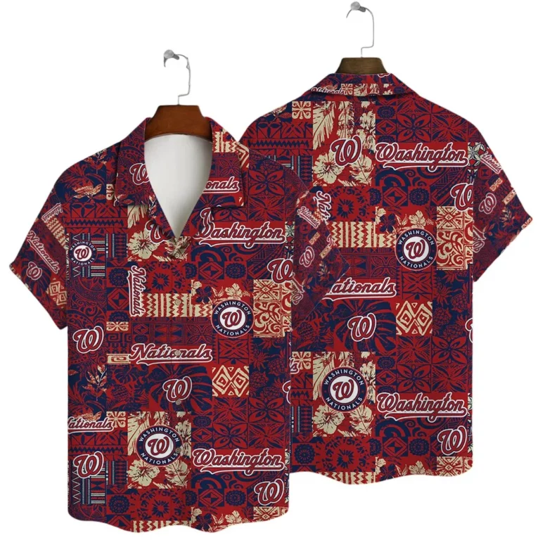 Buildercar - Washington Nationals Tropical Escape Hawaiian Shirt
