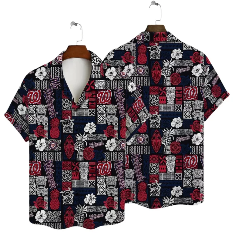 Buildercar - Washington Nationals Tropical Haven Hawaiian Shirt