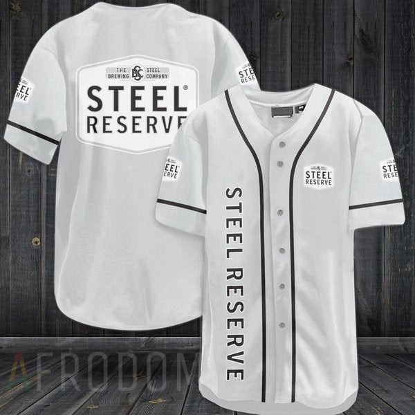 Buildercar - White Steel Reserve Baseball Jersey