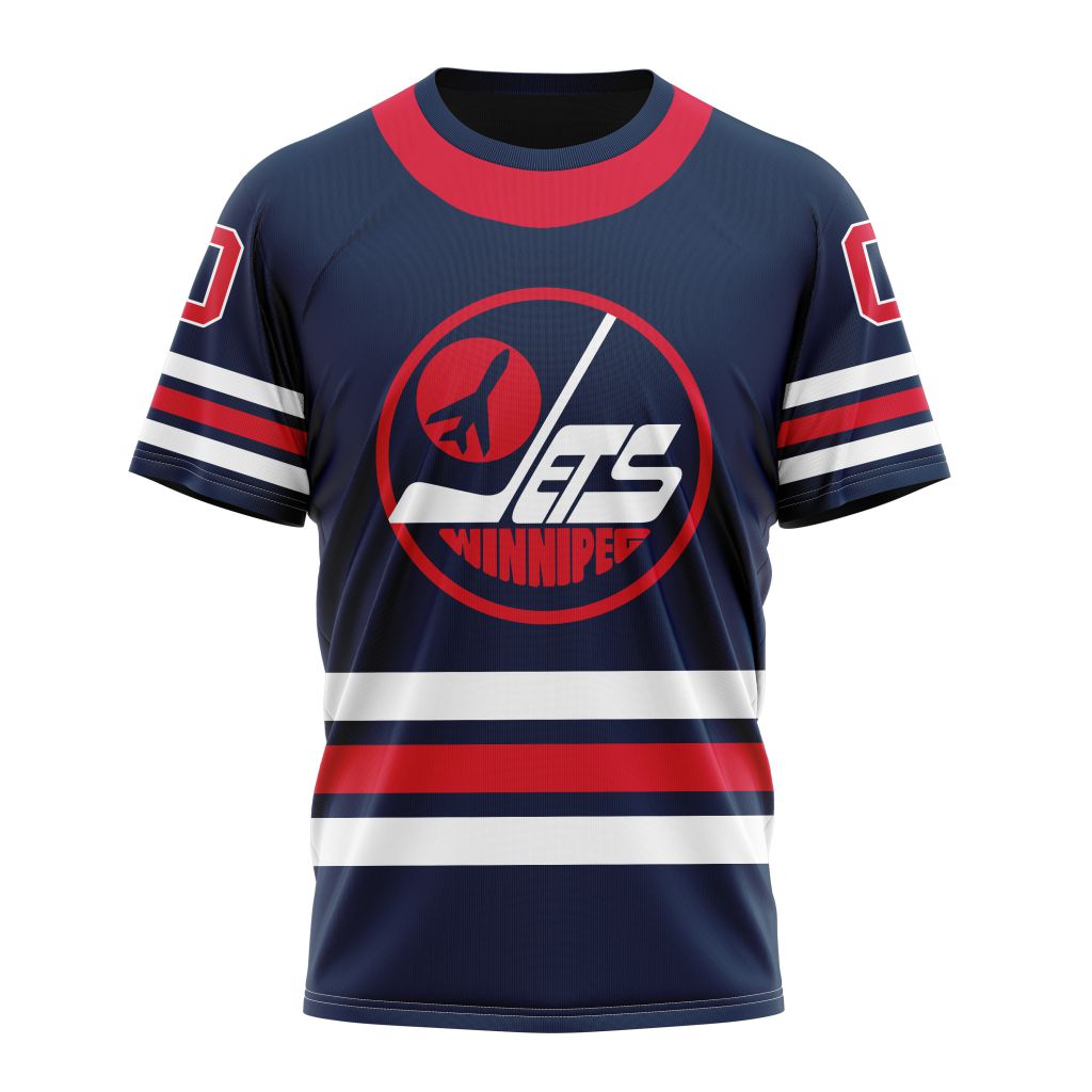Buildercar - Winnipeg Jets Personalize 2023 Alternate Kits Personalized Name And Number T-Shirt