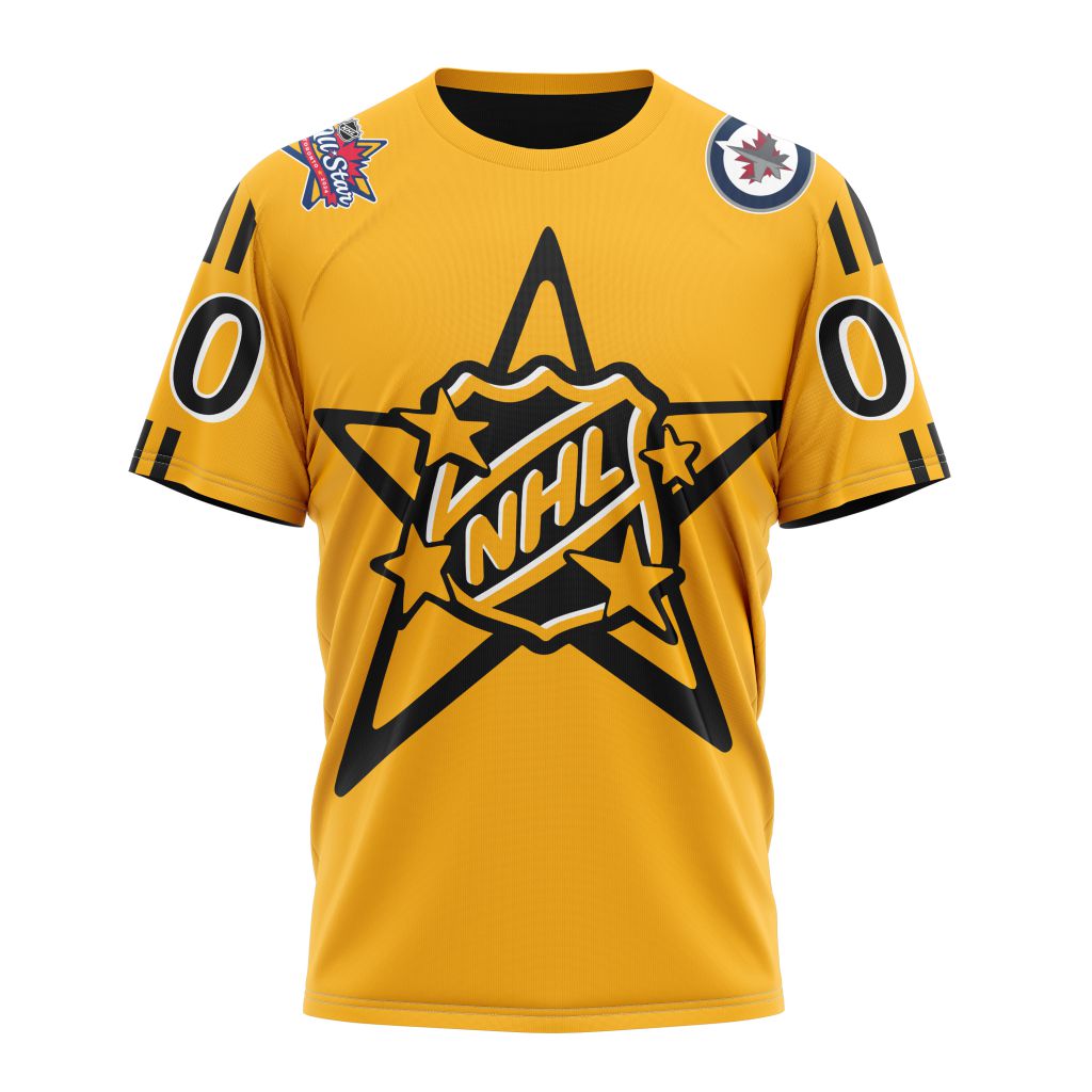 Buildercar - Winnipeg Jets Personalized 2024 NHL All-Star Game Personalized Name And Number T-Shirt