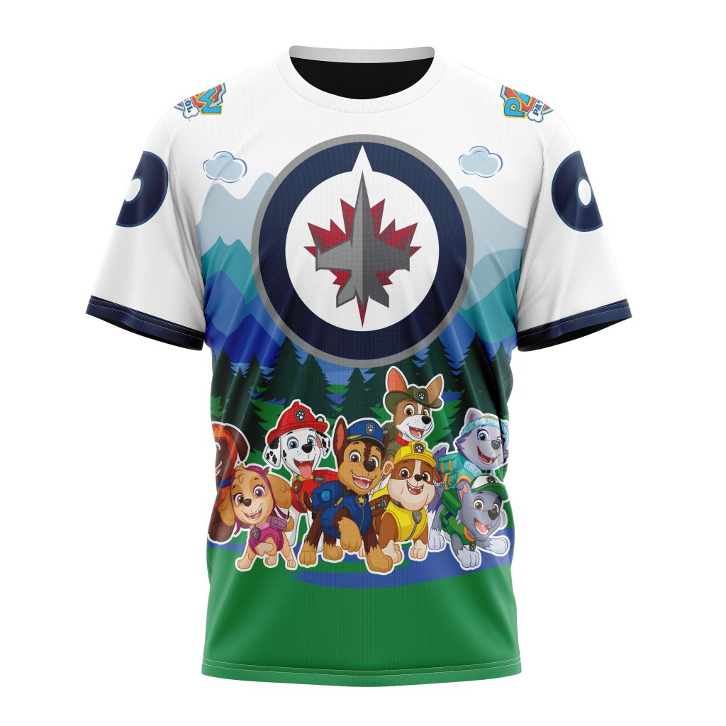 Buildercar - Winnipeg Jets Special Paw Patrol Design Style 401 NHL T-shirt