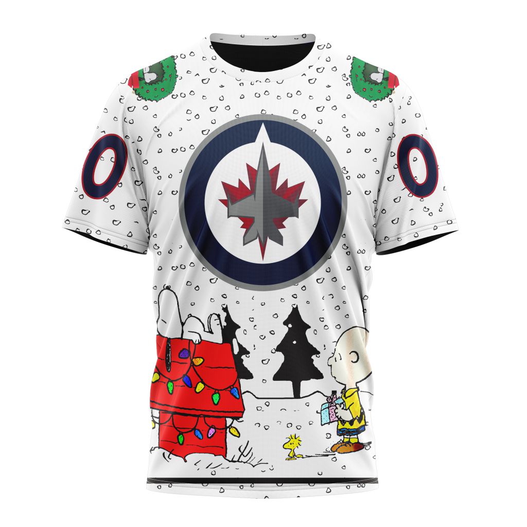 Buildercar - Winnipeg Jets Special Peanuts Design Style 301 NHL T-shirt