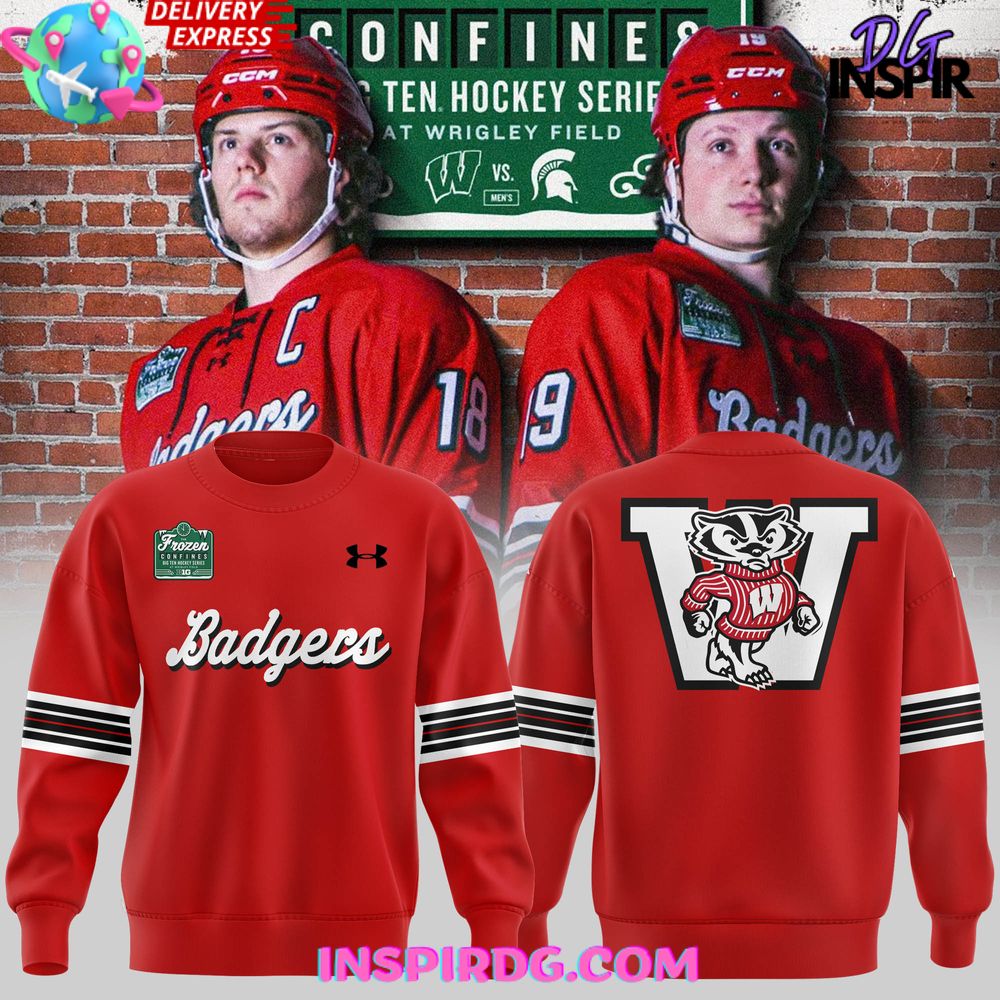 Buildercar - Wisconsin Badgers Frozen Confines Wisconsin 2025 Sweatshirt Hoodie