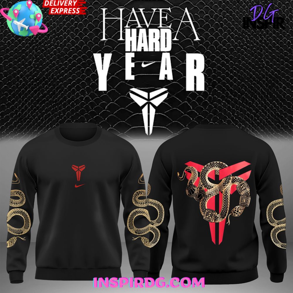 Buildercar - Year of the Mamba Nike Kobe Black Sweatshirt Hoodie