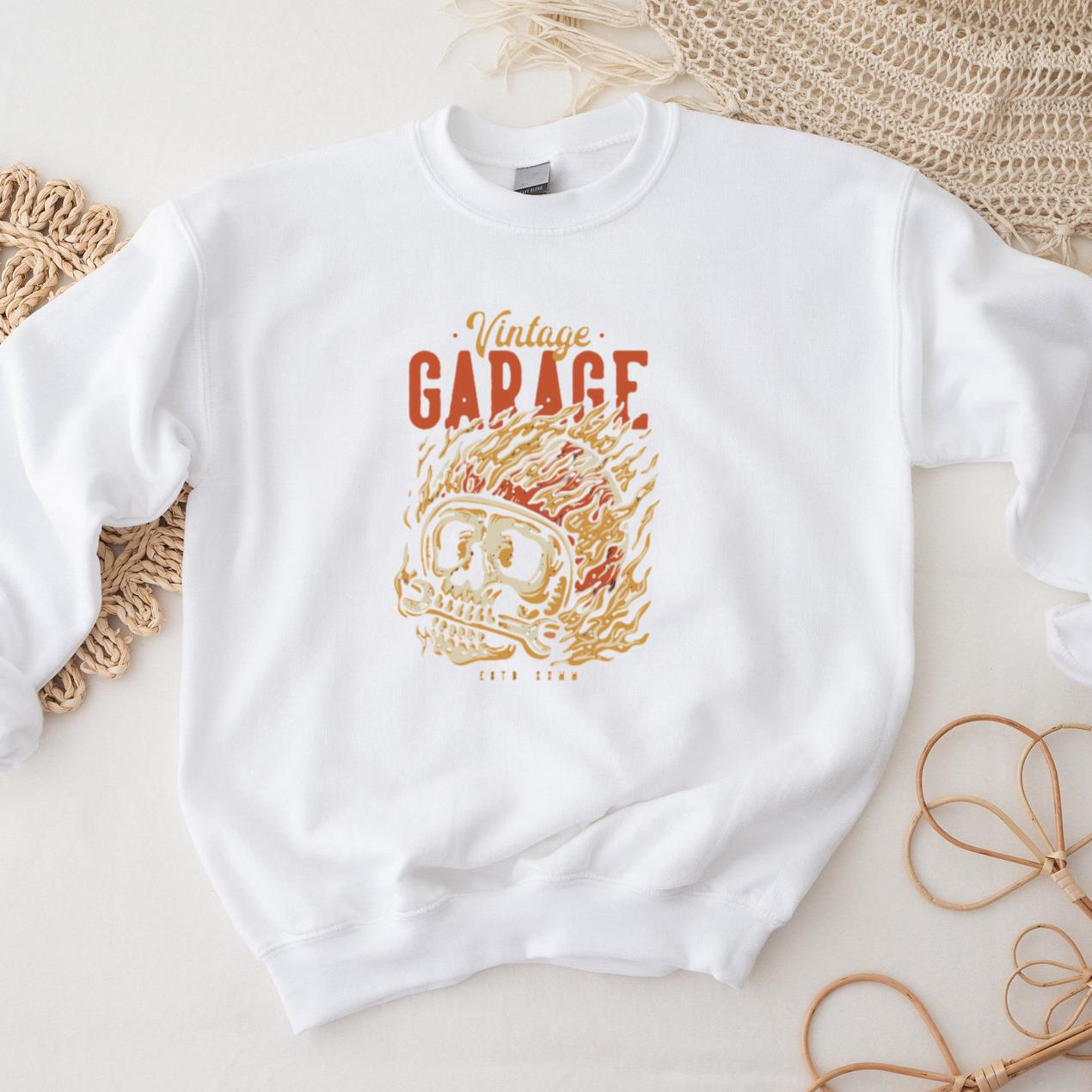 Camper Motorbike Confident Graphic Sweatshirt