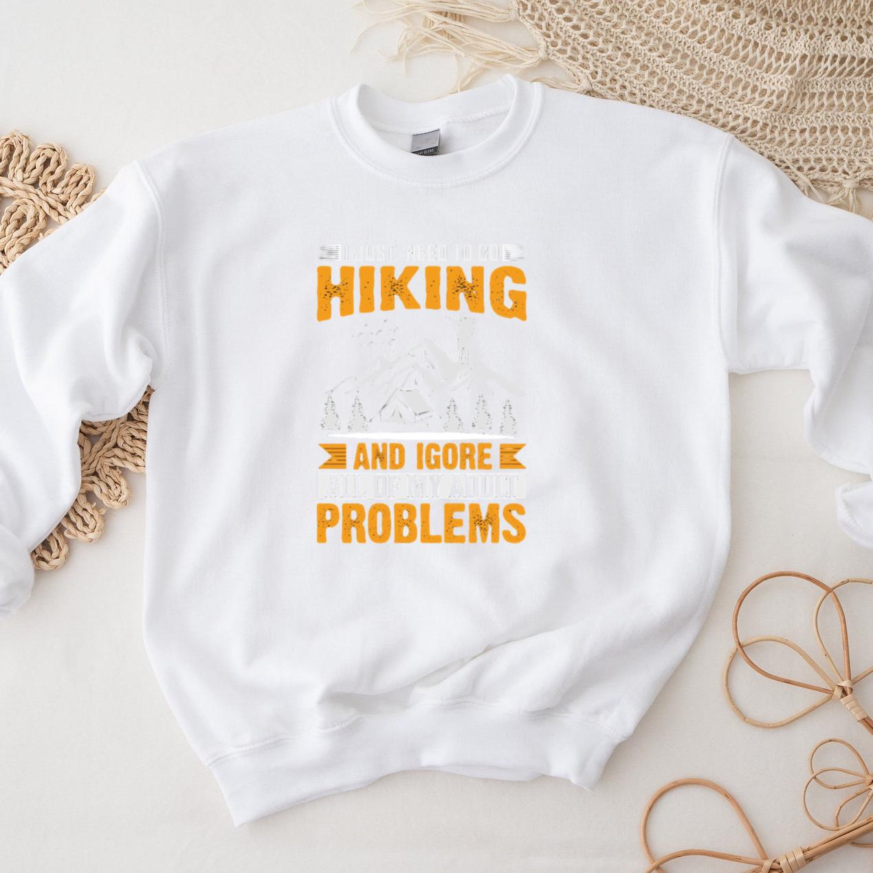 Camper Motorbike Happy Graphic Sweatshirt