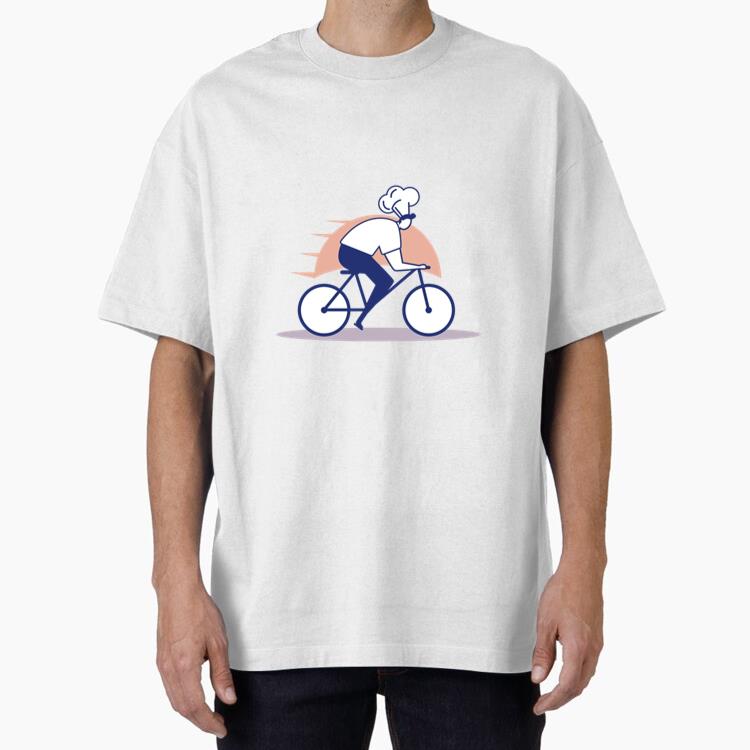 Chef Delivery Logo Oversized T-Shirt