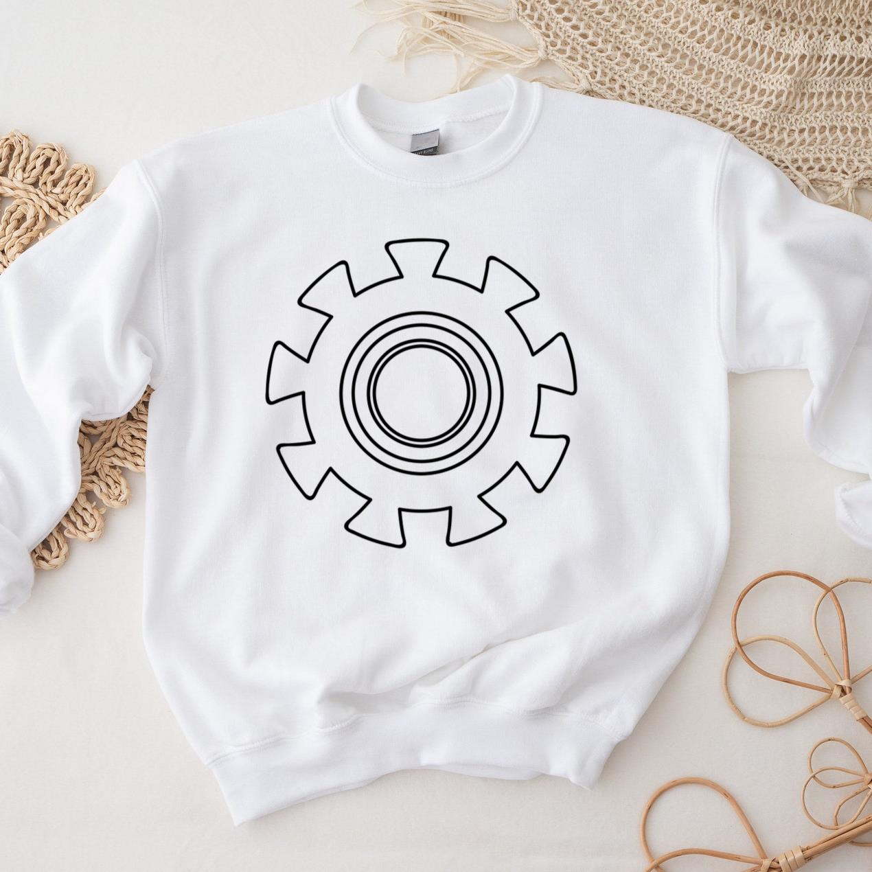 Cogwheel Gear Wheel Hole Gear Pinion Stroke Sweatshirt