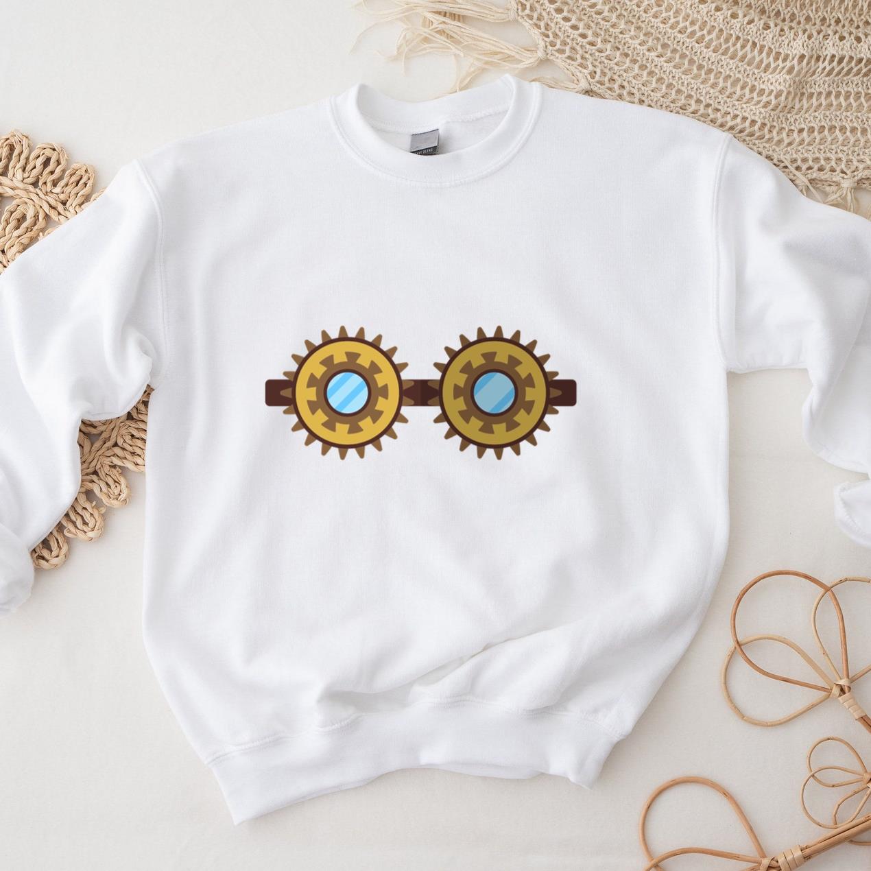 Cogwheel Hole Gear Wheel Gear Two Pair Pinion Flat Sweatshirt
