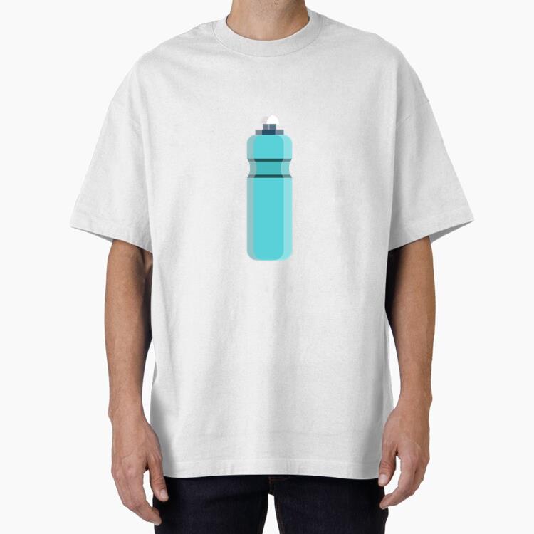 Cycling Water Bottle Icon Oversized T-Shirt