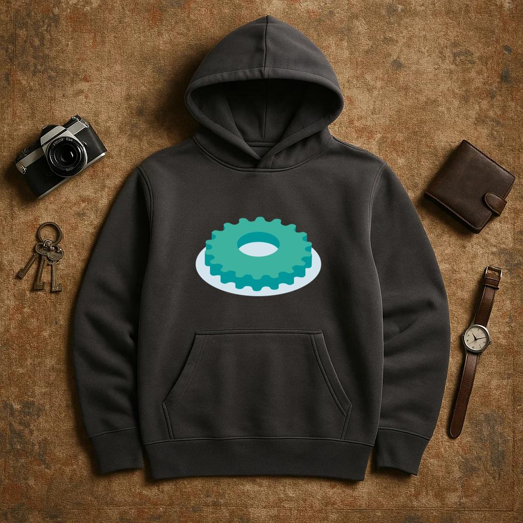 Gear Isometric Hoodie
