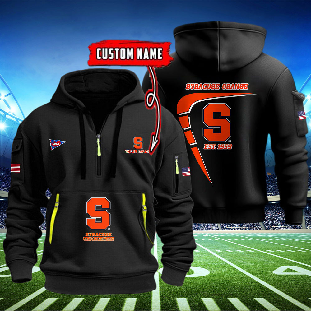 Buildercar - Syracuse Orange Quarter Zip Hoodie
