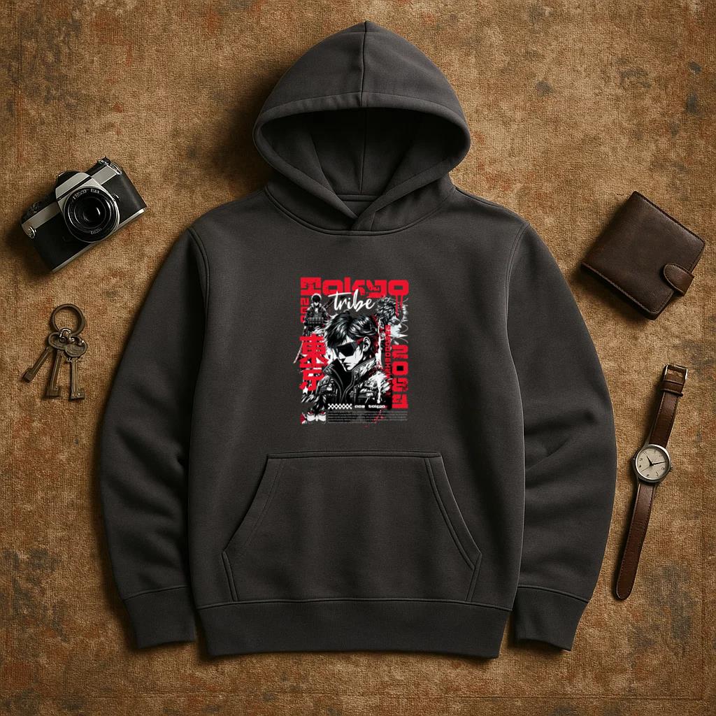 Traveler Motorbike Focused Modern Hoodie