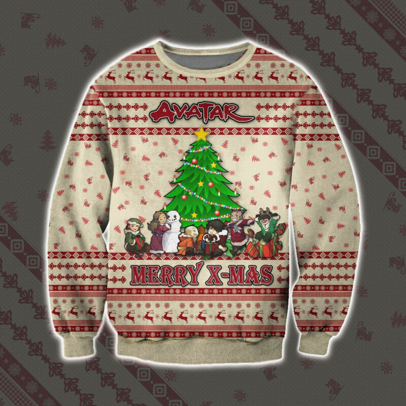 The Last Airbender Ugly Christmas Sweater - Festive Holiday Cheer