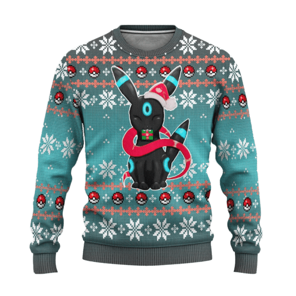 Pokemon Anime Umbreon Ugly Christmas Sweater