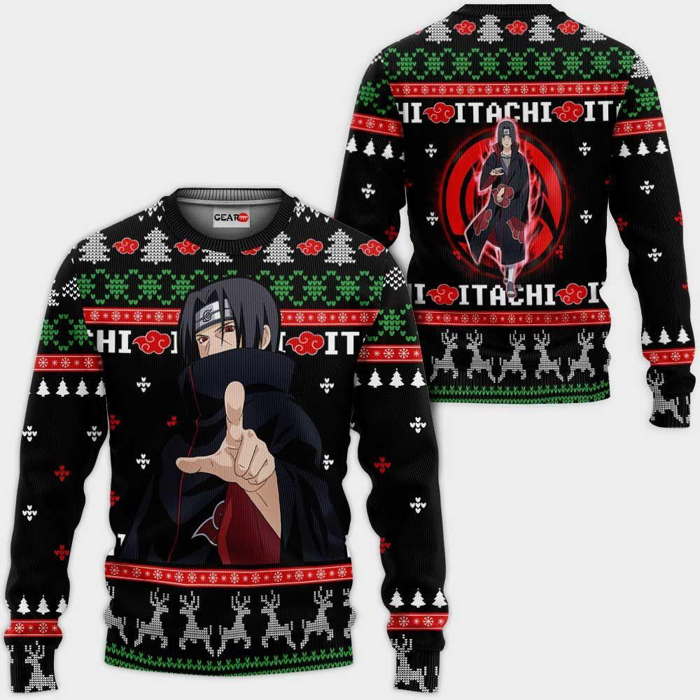 Naruto Anime Ugly Christmas Sweater for Festive Holidays