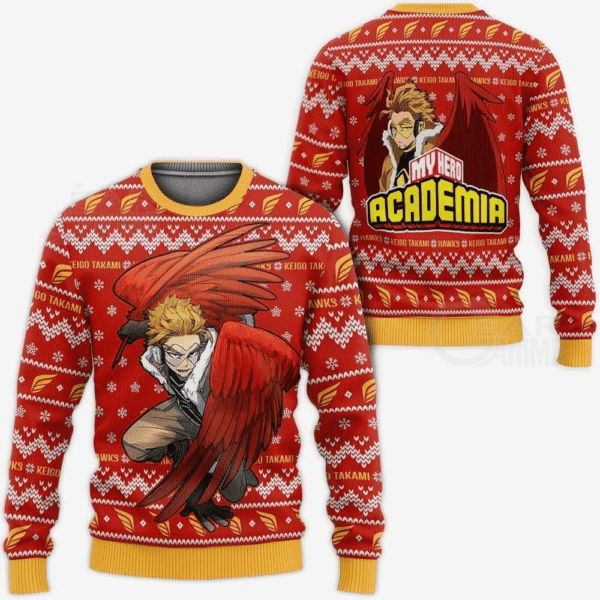 My Hero Academia Ugly Sweater Holiday Gift - Vibrant Colors, Premium Blend