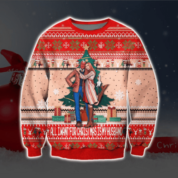 Festive Christmas Ugly Sweater for Men and Women - Festive Cheer Design