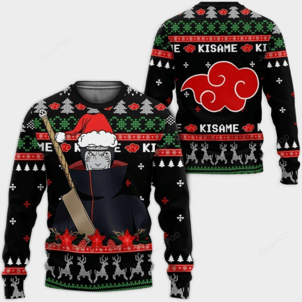 Naruto Anime Akatsuki Sweater - Fun 14 Ugly Sweater for Fans