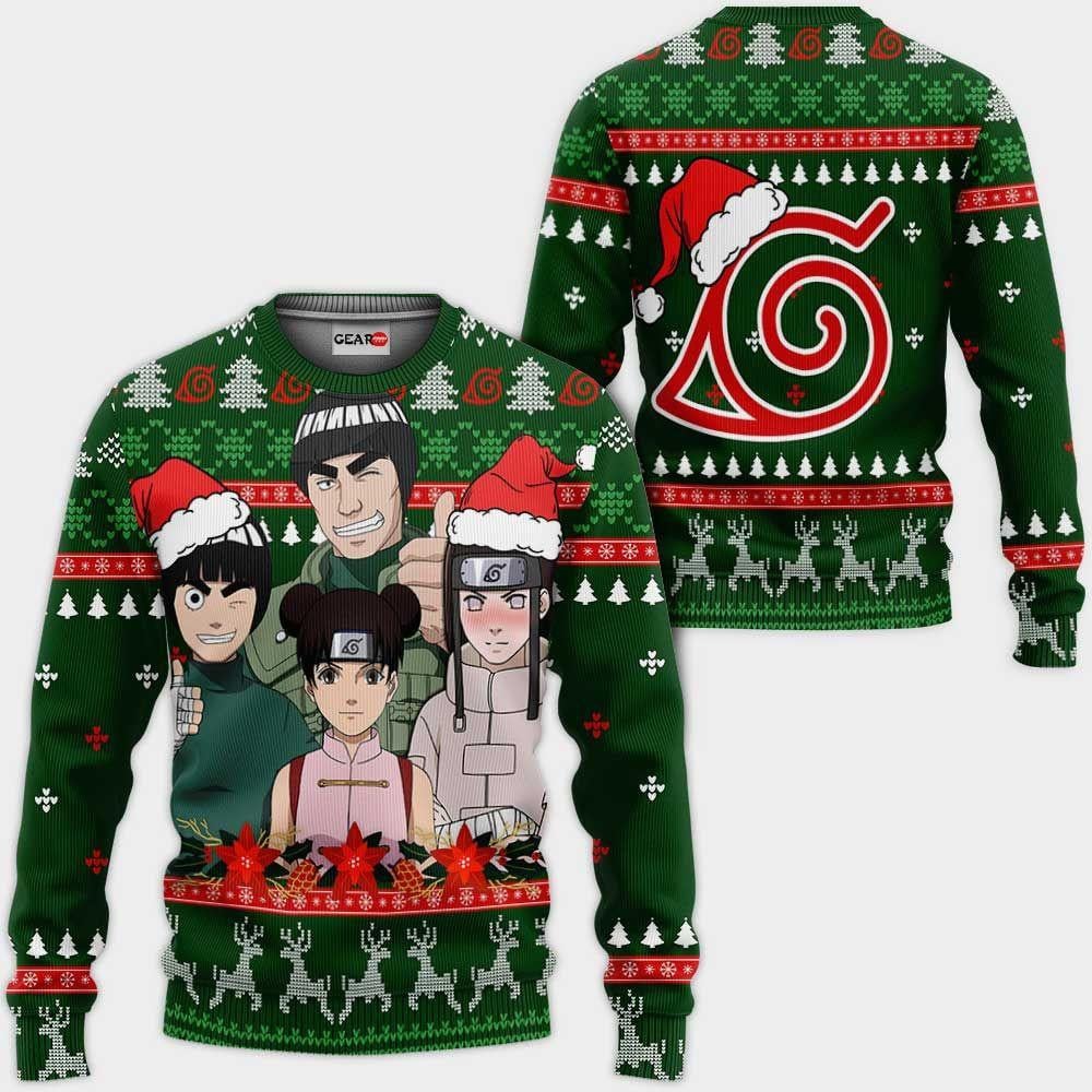Naruto Anime Ugly Christmas Sweater - Festive Holiday Gift, Funny & Cozy