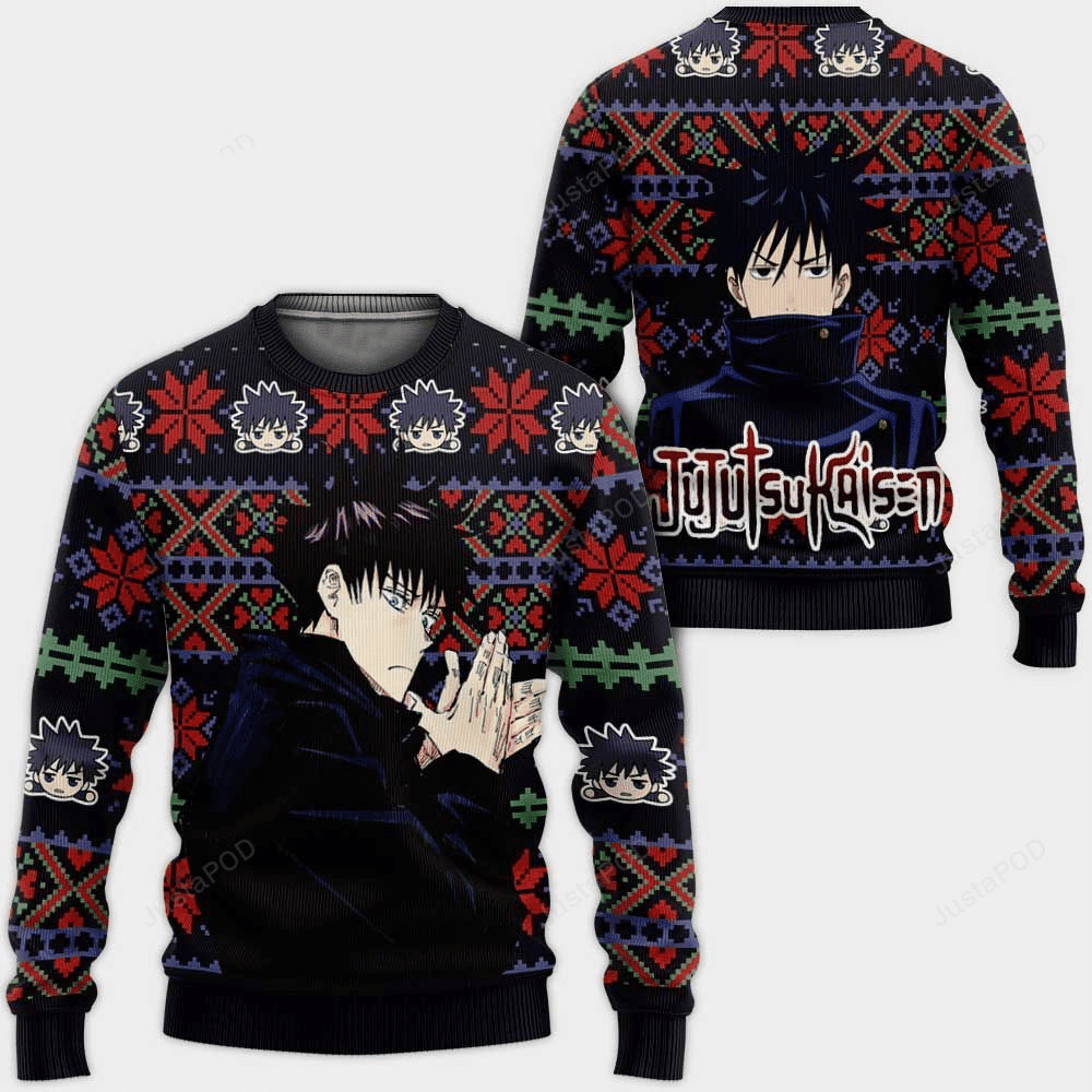 Megumi Fushiguro Ugly Christmas Sweater - Premium Holiday Design