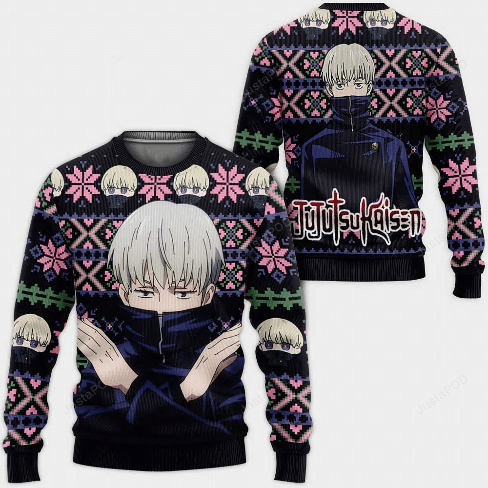 Toge Inumaki Anime Ugly Christmas Sweater - Festive & Comfortable Design