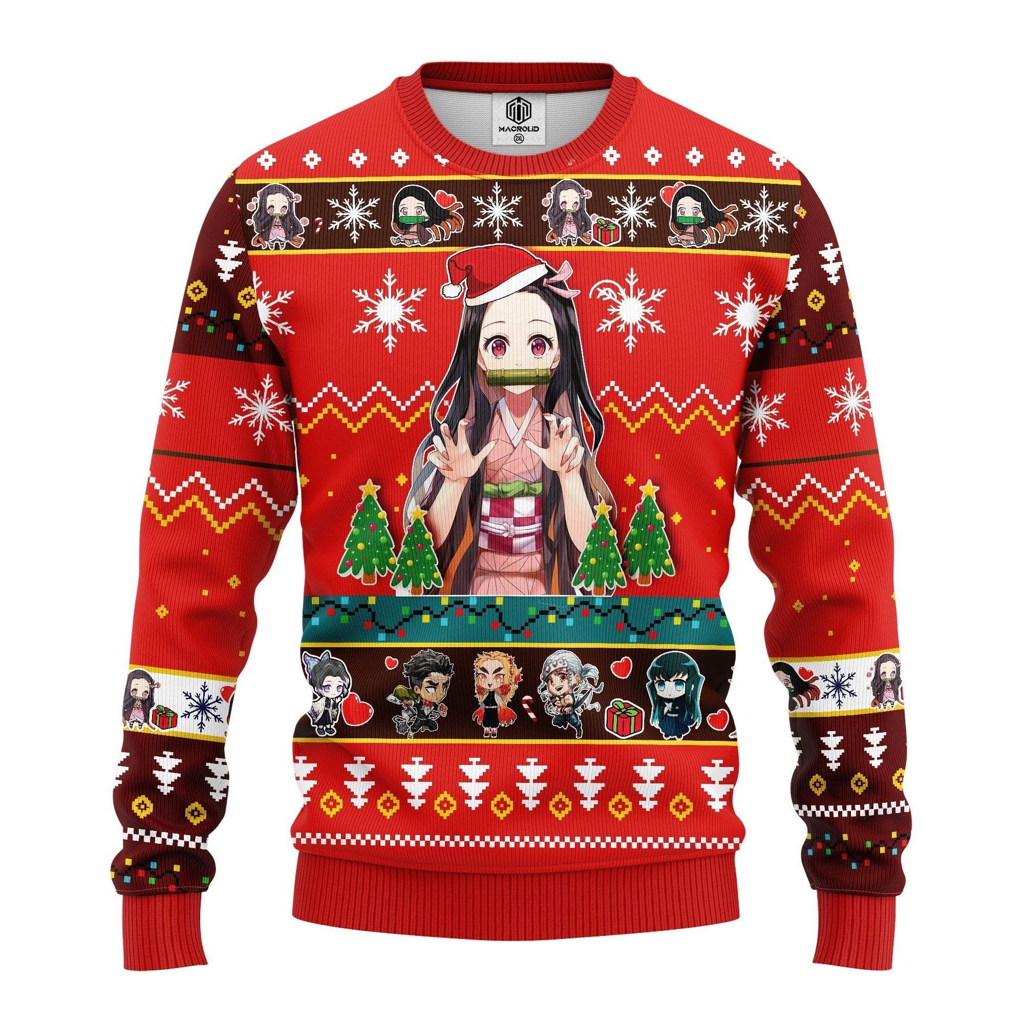 Ugly Christmas Sweater - Festive Printed Holiday Pullover