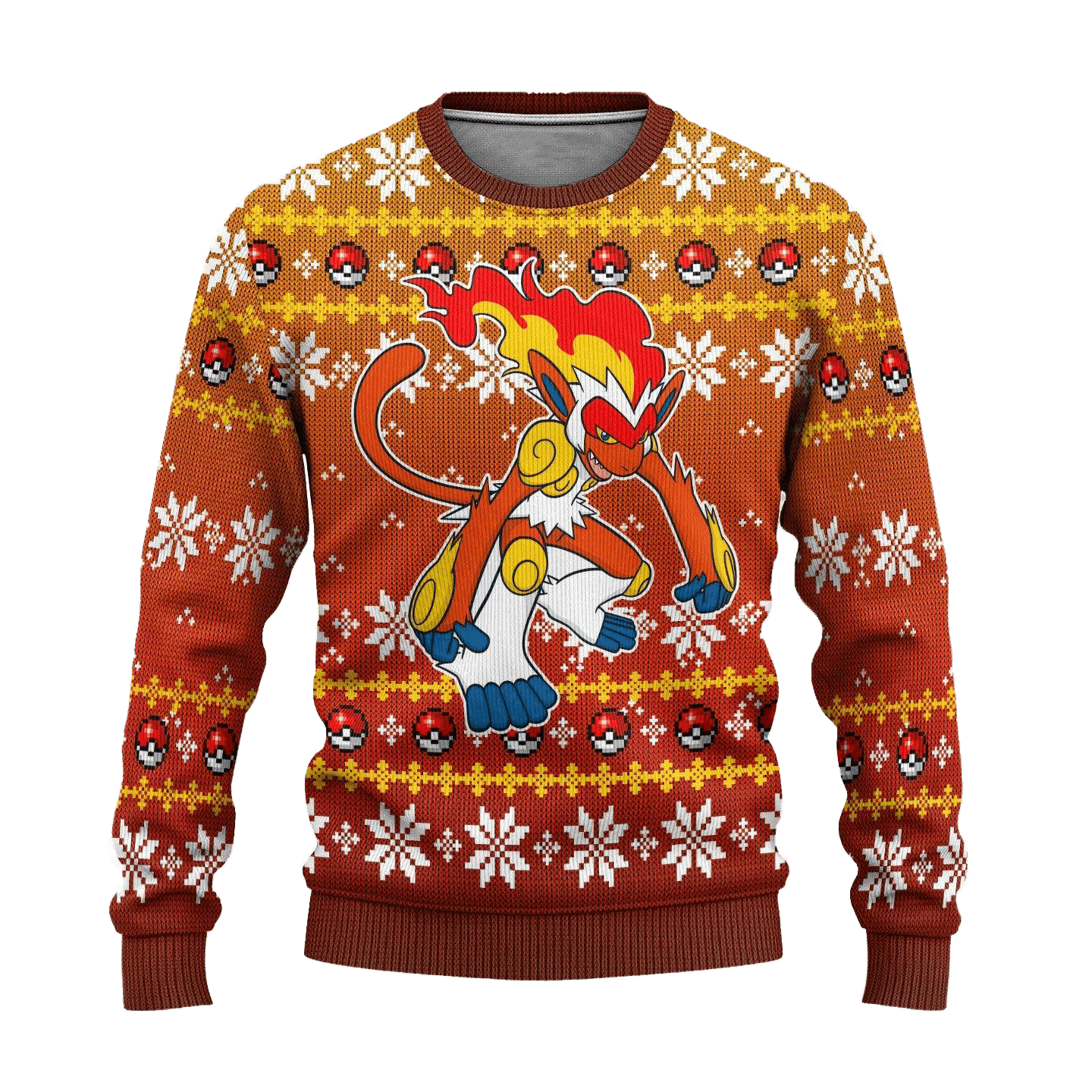 Pokemon Anime Infernape Ugly Sweater - Festive Christmas Gifts