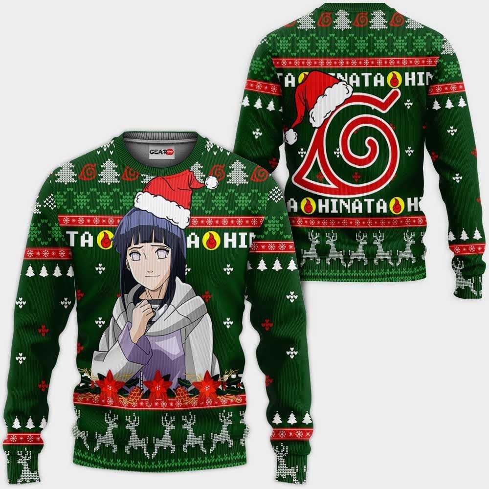 Festive Ugly Christmas Sweater - Naruto Inspired Fun Xmas Apparel