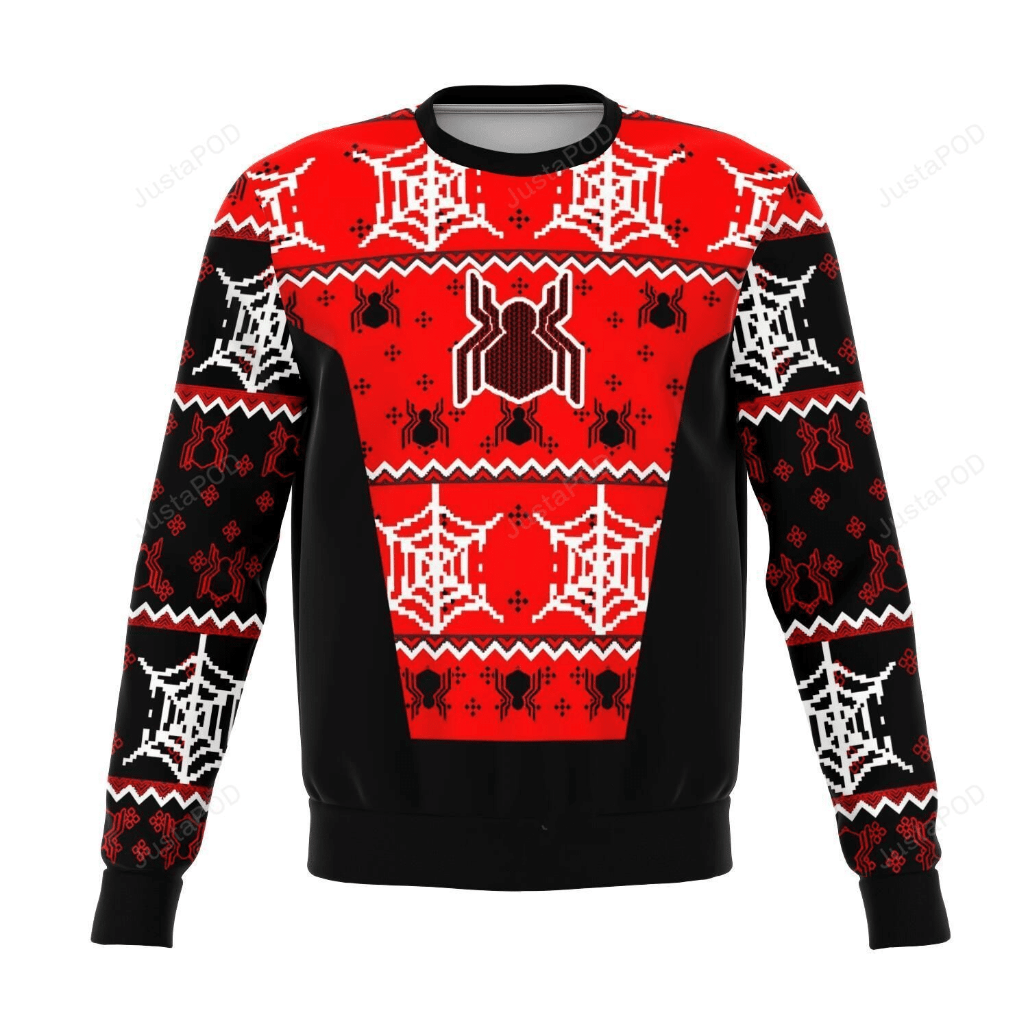 Festive Holiday Ugly Sweater Polyester Blend Fun Design