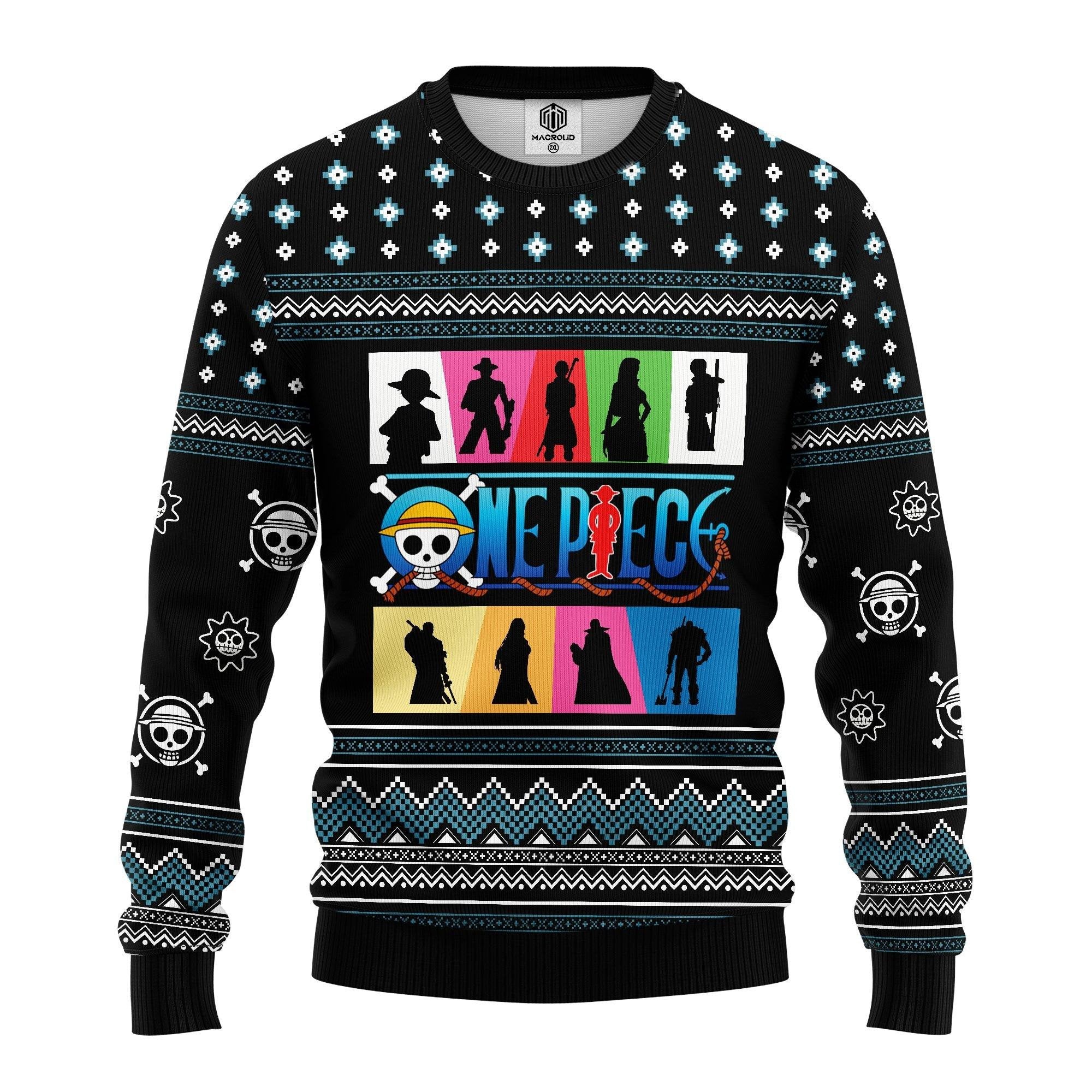 Team Anime Merry Xmas Ugly Christmas Sweater