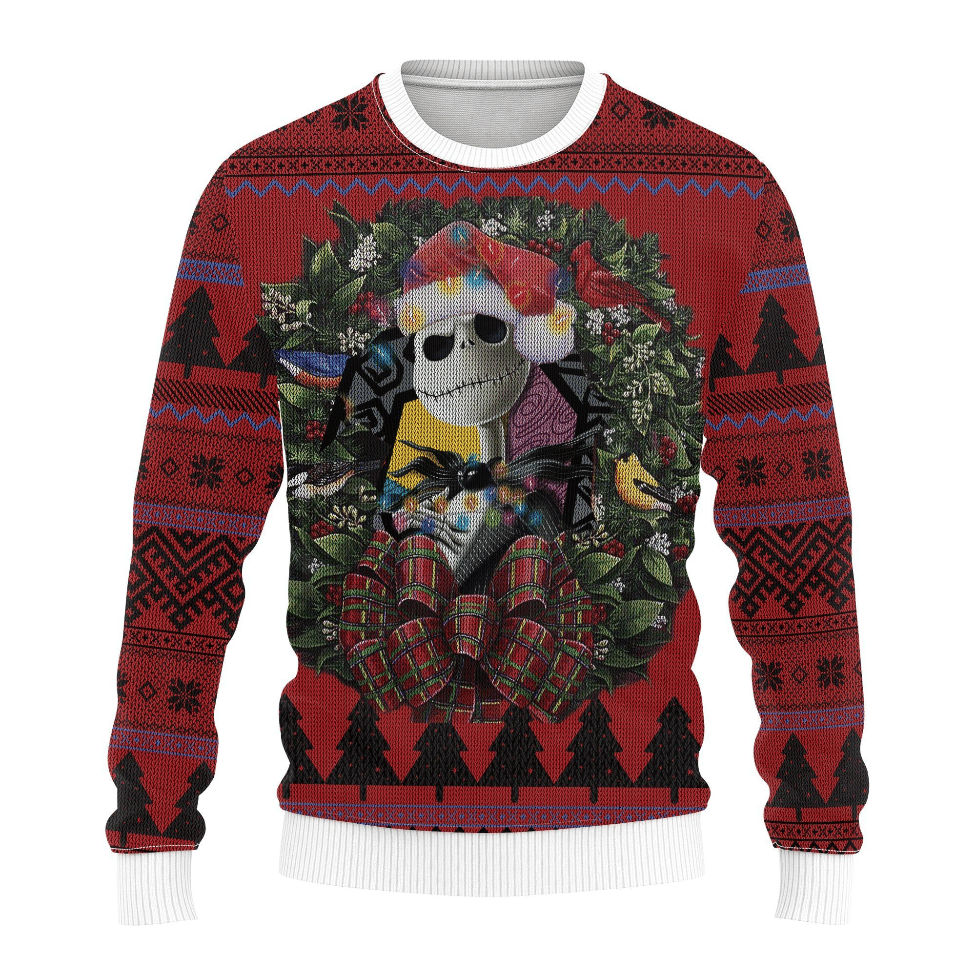 Christmas Jack Skellington Ugly Sweater - Festive Holiday Sweater