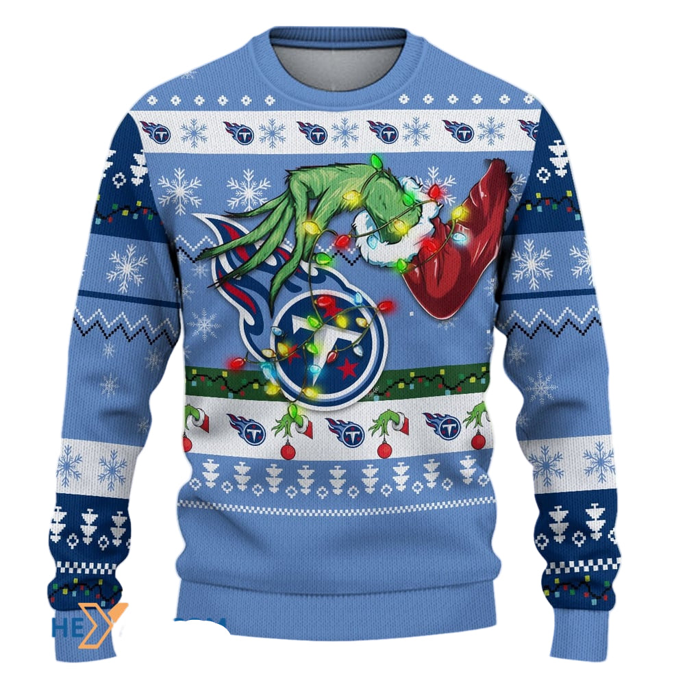 Navy Snowflakes Christmas Ugly Sweater | Festive Season Apparel