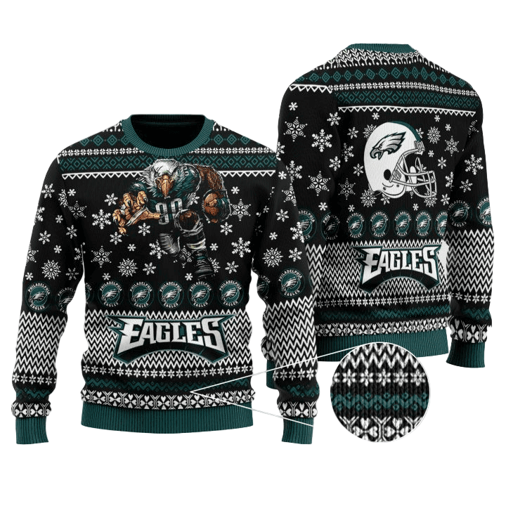 Philadelphia Eagles Ugly Sweater Green/Black