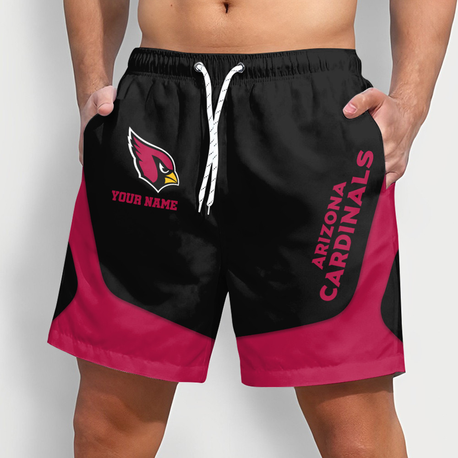 Arizona Cardinals x NFL Team Special Short Pants For Men Custom Name Gifts