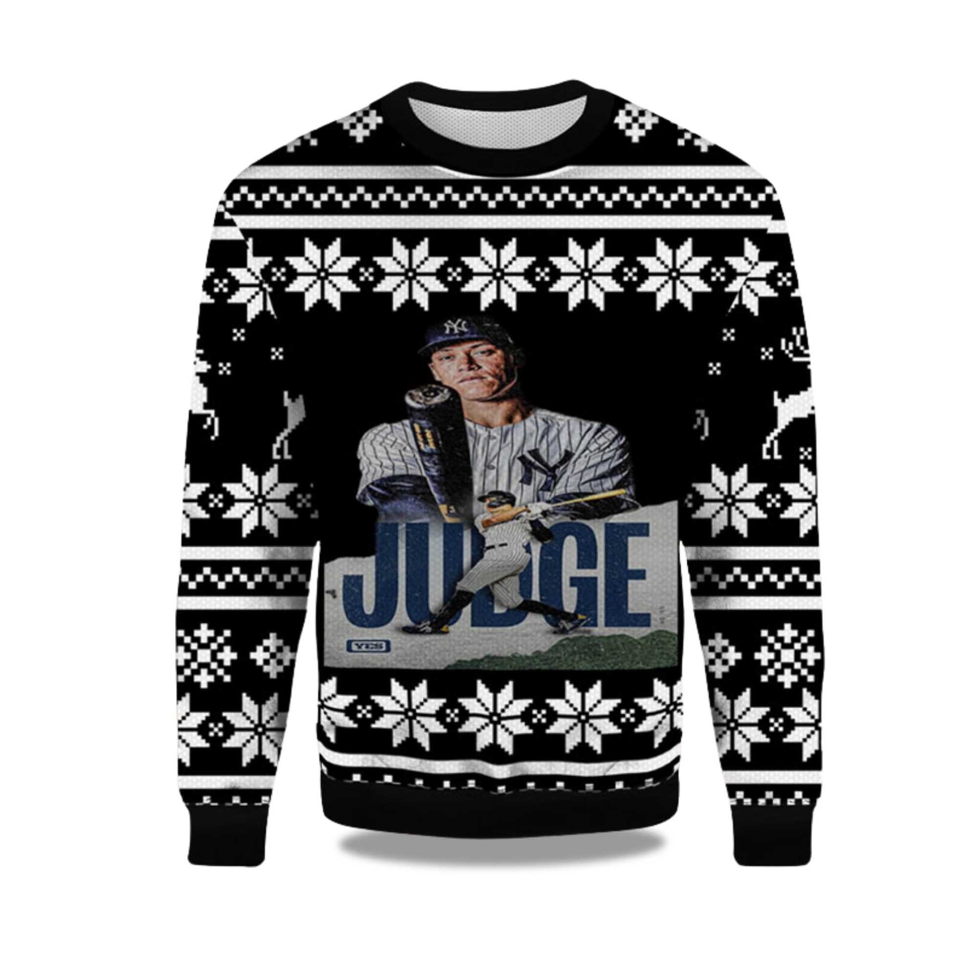Buildercar - 2025 Aaron Judge Yankees Ugly Christmas Sweater