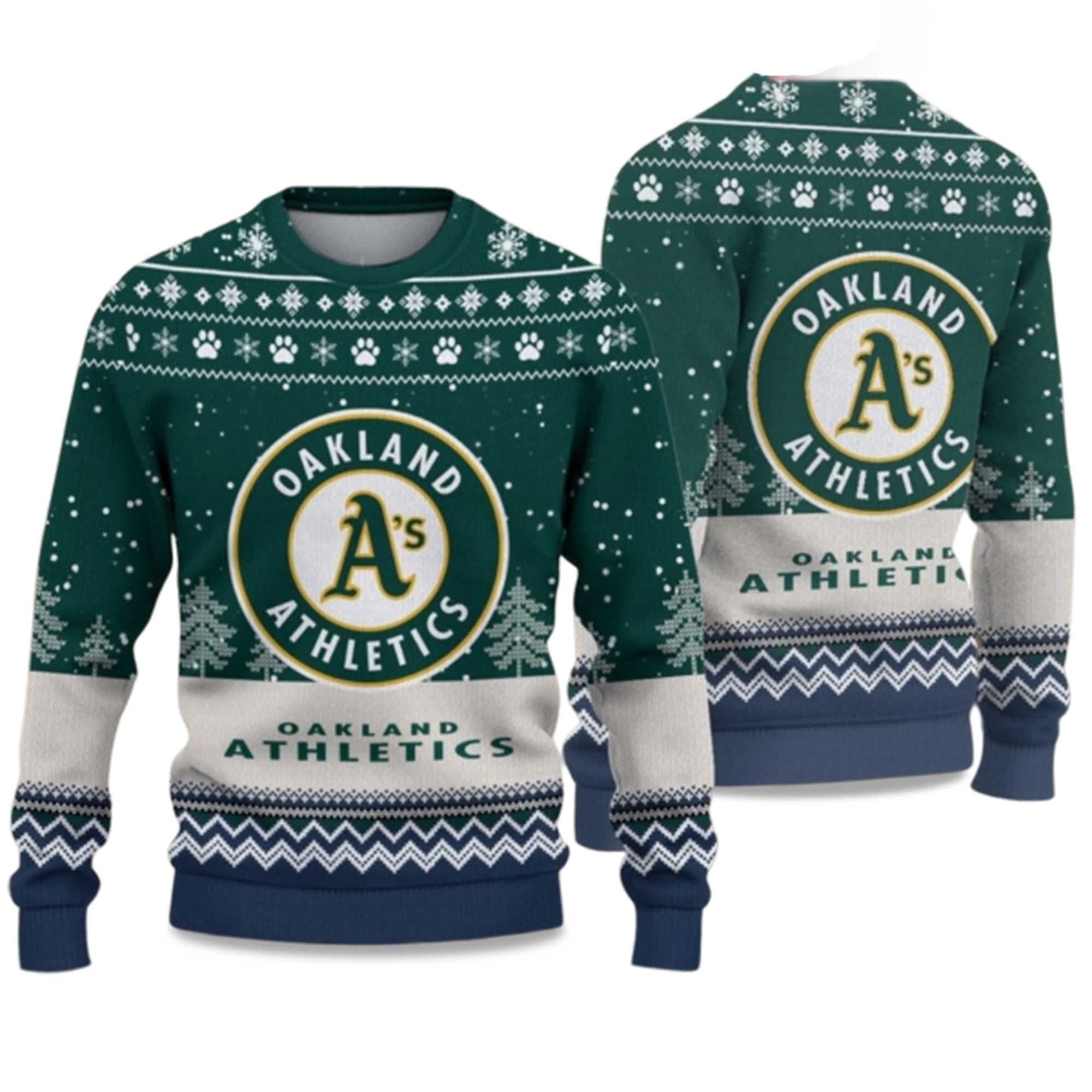 Buildercar - 2025 Athletics Ugly Christmas Sweater