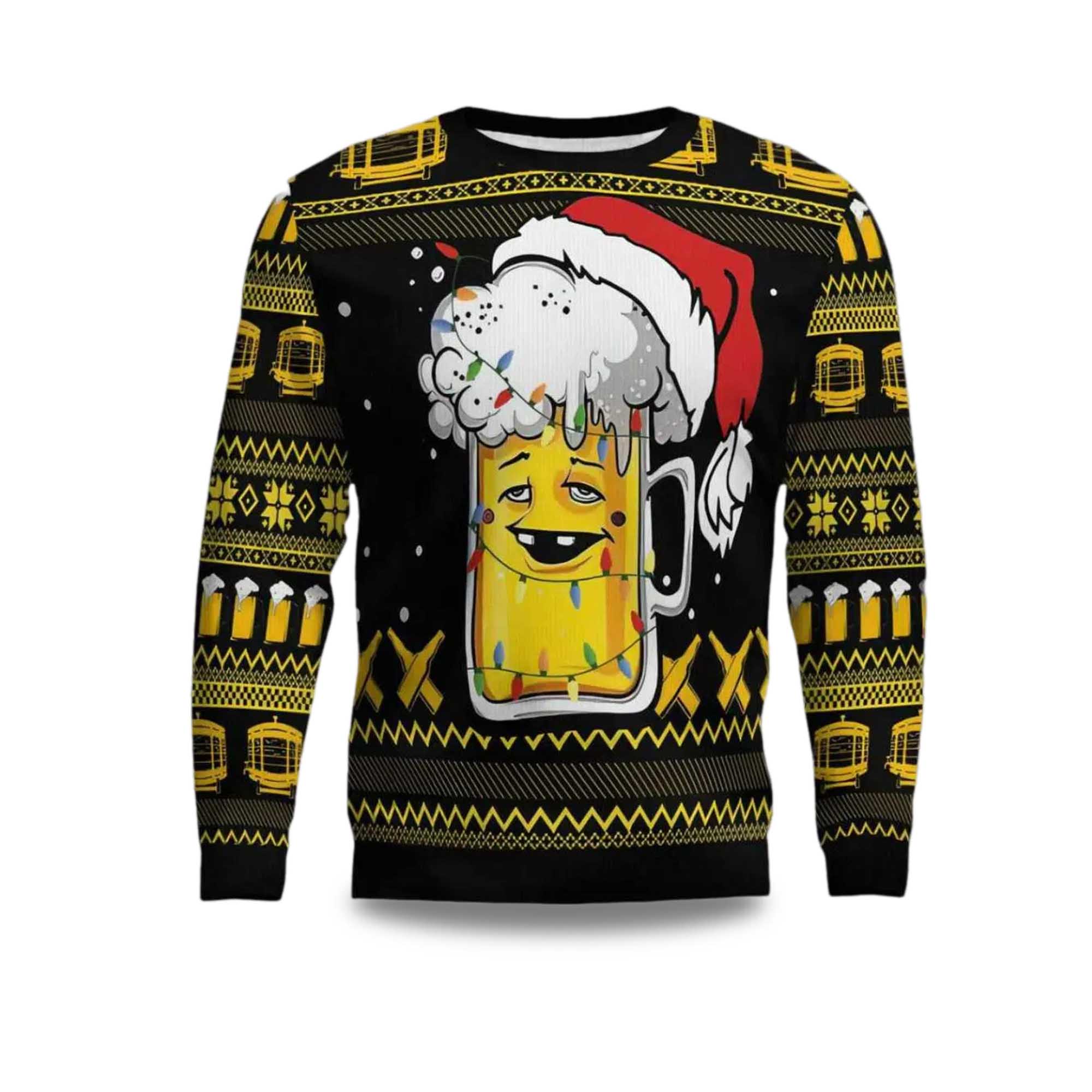 Buildercar - 2025 Beer Xmas Ugly Christmas Sweater