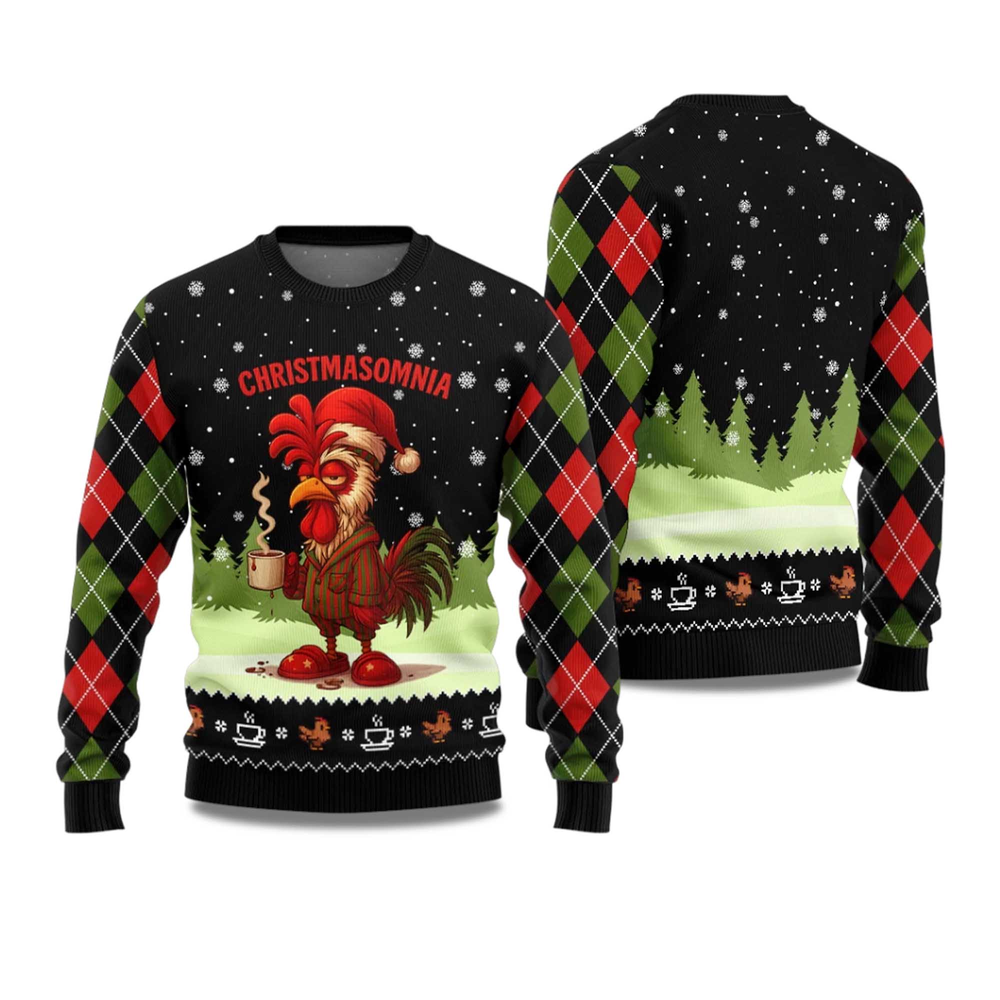 Buildercar - 2025 Christmasomnia Ugly Christmas Sweater