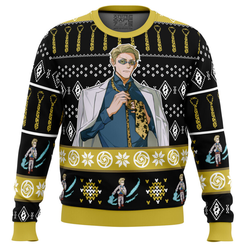 Buildercar - 7:3 Sorcerer Nanami Kento Jujutsu Kaisen Ugly Christmas Sweater 