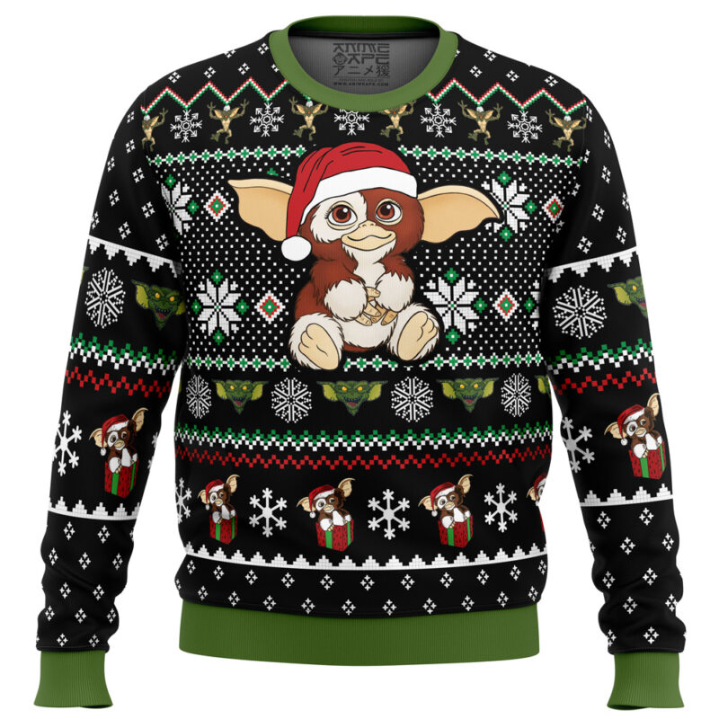 Buildercar - A Christmas Present Gremlins Ugly Christmas Sweater 